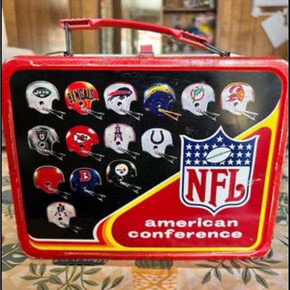 Vintage 1976 Nfc/Afc NFL Lunchbox/Thermos Set - Picture 8 of 8